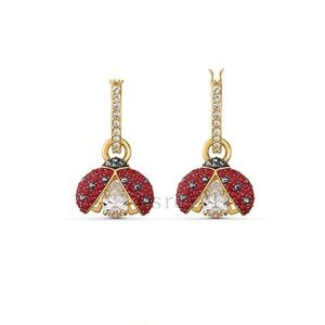 Swarovski Ladybug Detachable Earrings